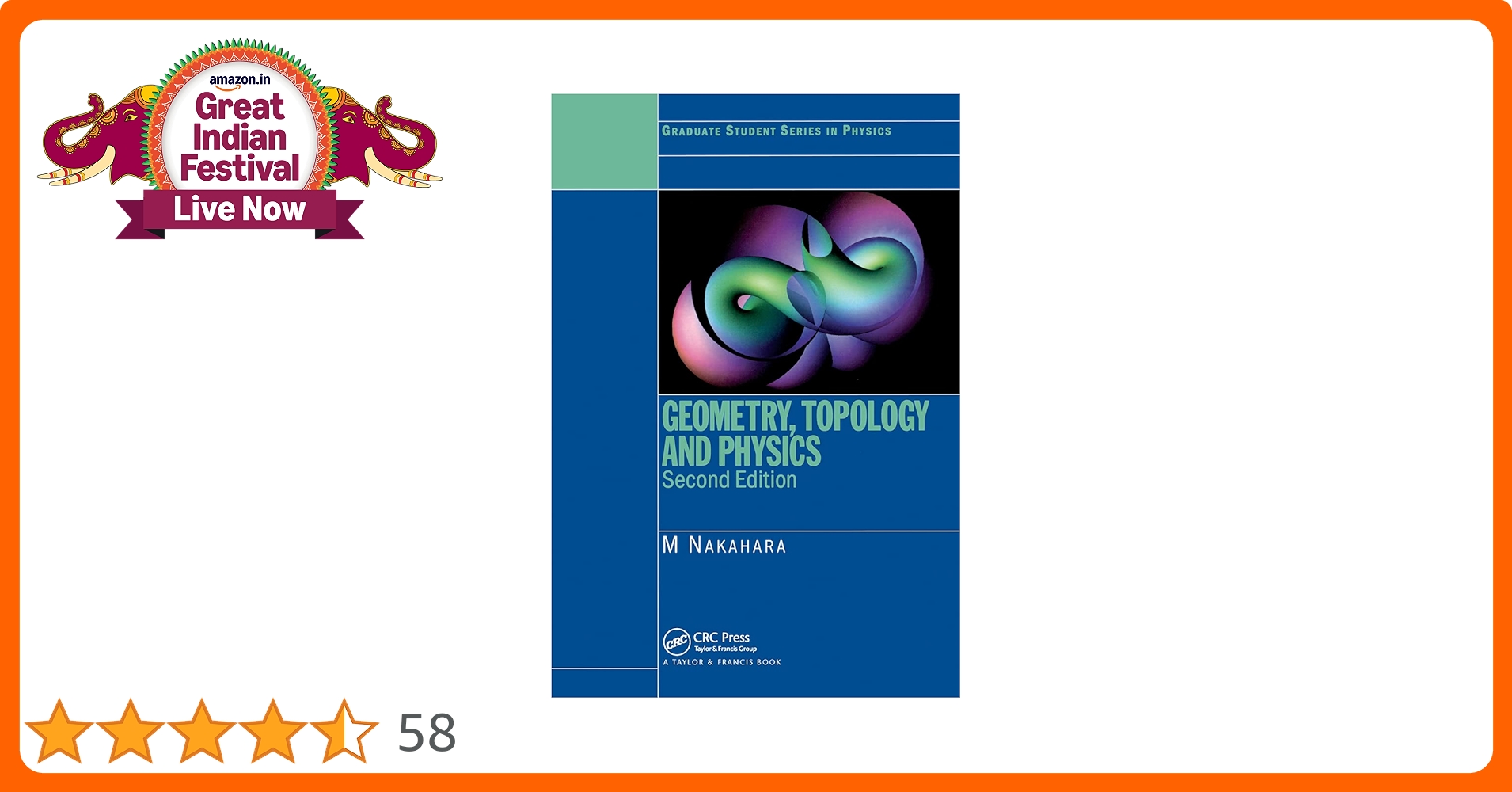 Buy Geometry, Topology and Physics Book Online at Low Prices